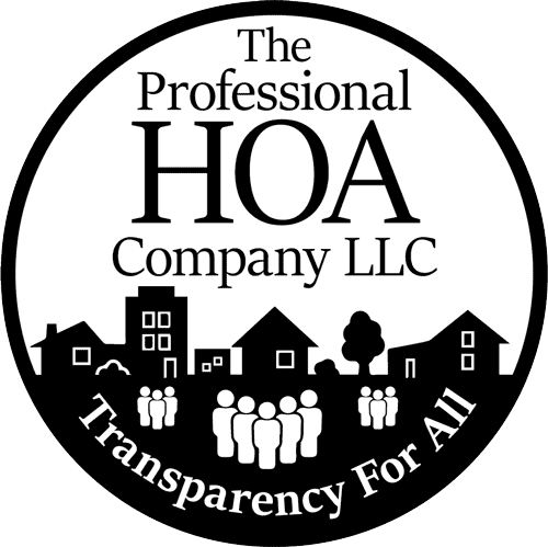 Pro HOA Company Logo in Black and White