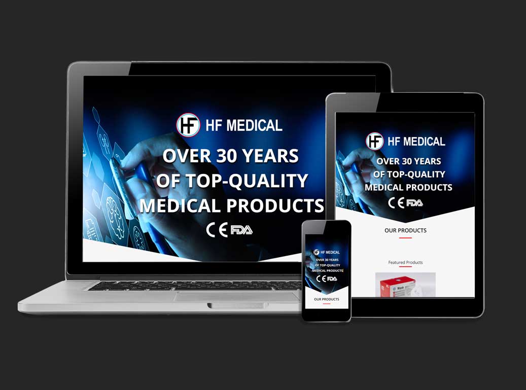 HF Medical Website Design