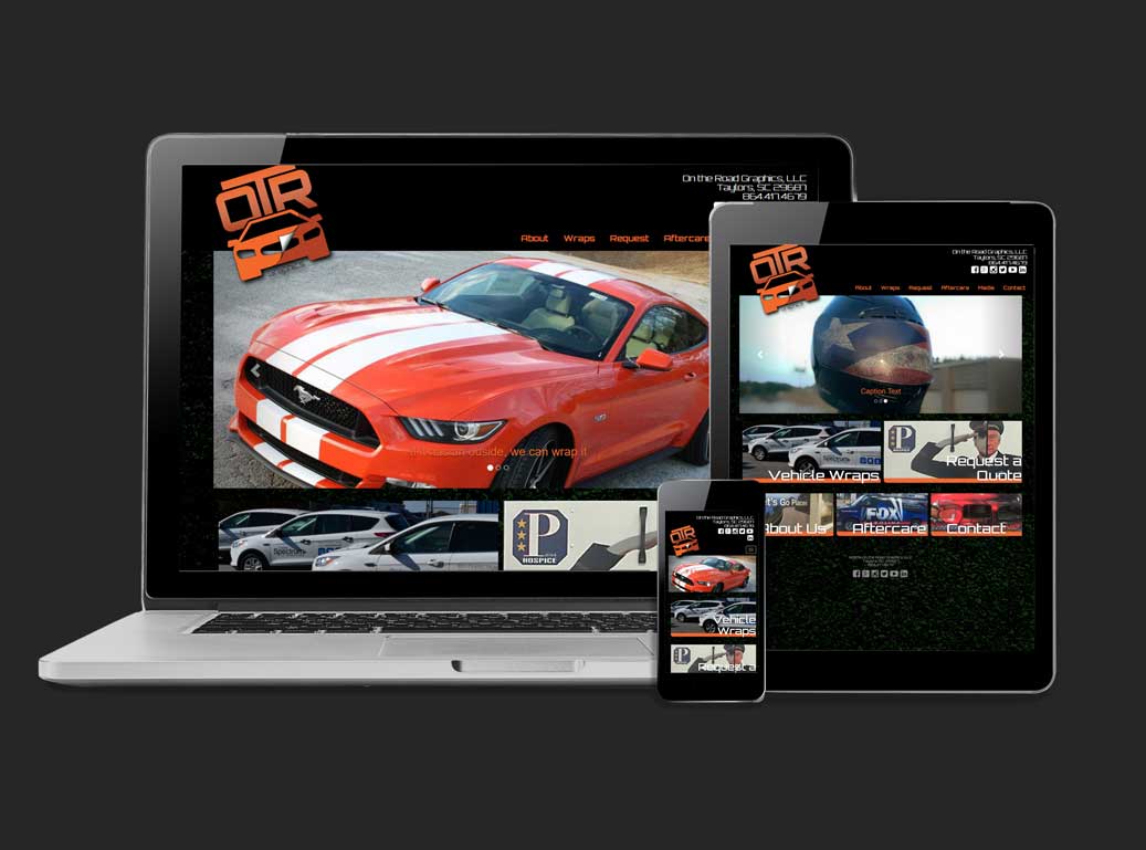 OTR Graphics Website Design